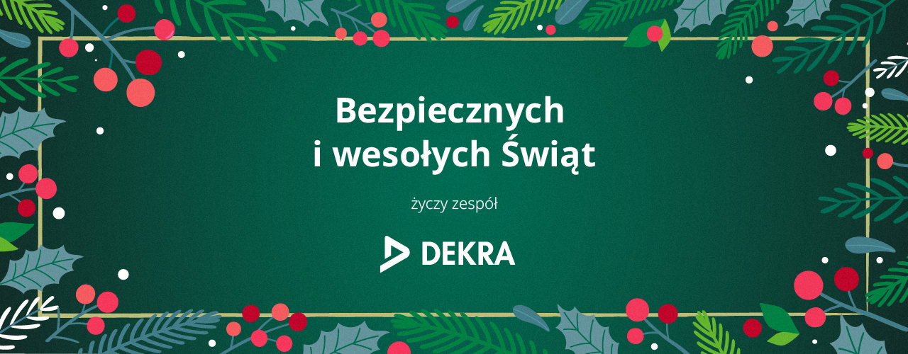 Życzenia świąteczne od DEKRA